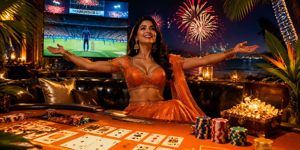 Betting on cricket by the beach in India